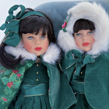Рождественская кукла Тоннера с необычным цветом глаз