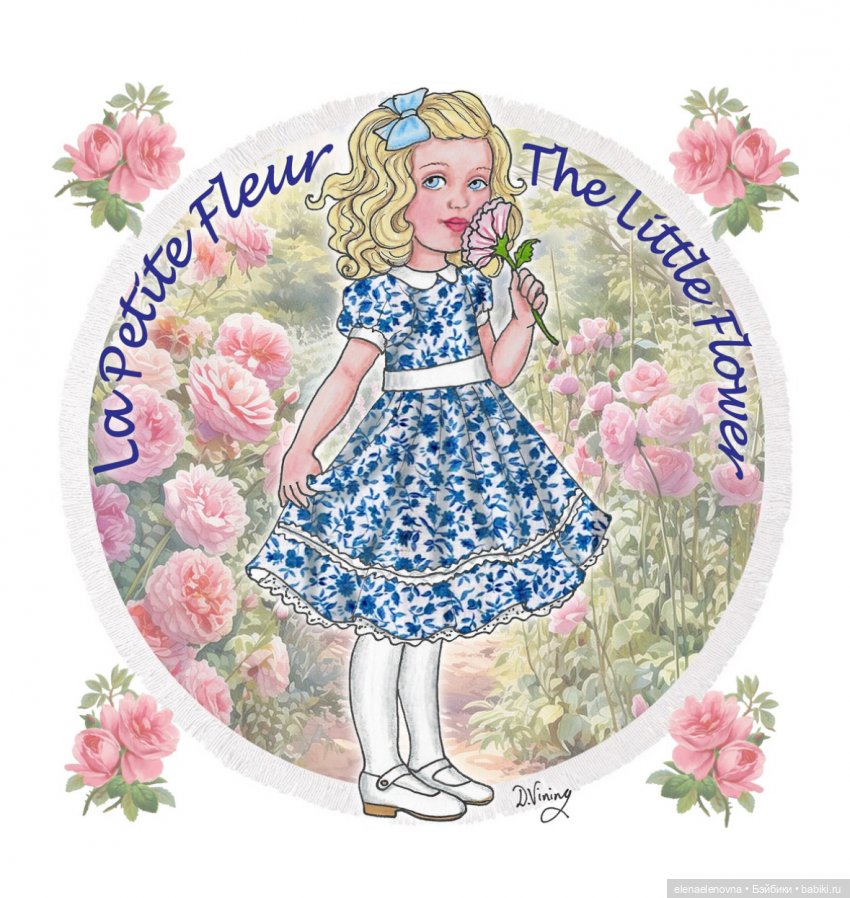 The Little Flower (Маленький цветок) - новая кукла Helen Kish в содружестве с Ruby Red Galleria