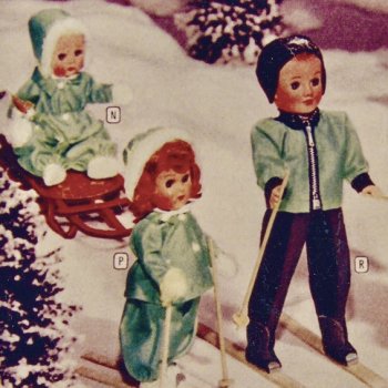 Назад в прошлое: праздничные покупки кукол в 1958 году 🎄