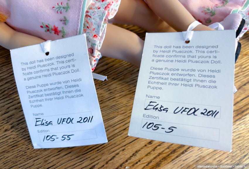 Двойняшки Heidi Plusczok, Elisa, Элиза, 2011 (фото 4)