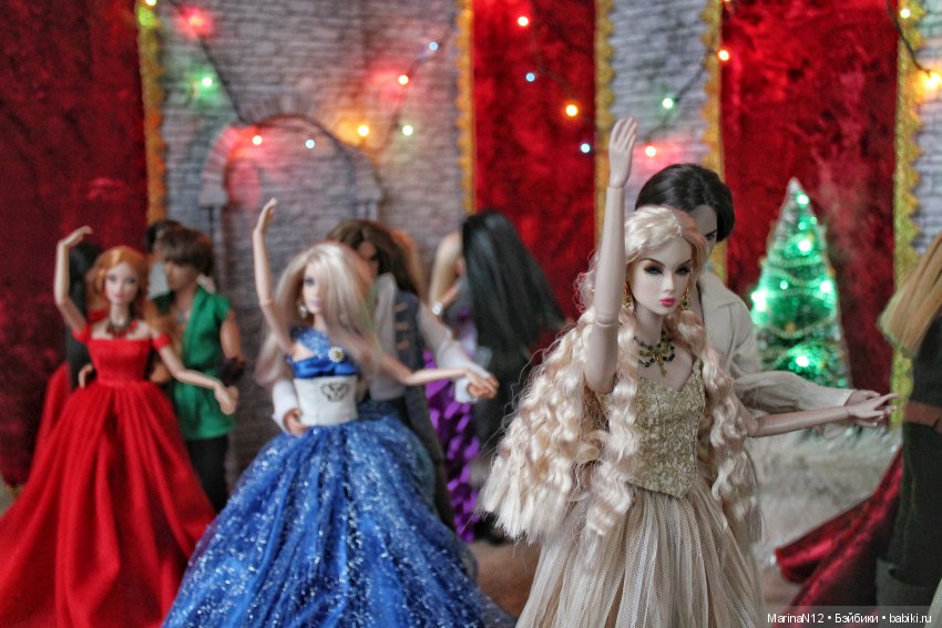 Новогодний бал | Бэйбики Новогодний бал — Куклы Barbie (Барби): Looks