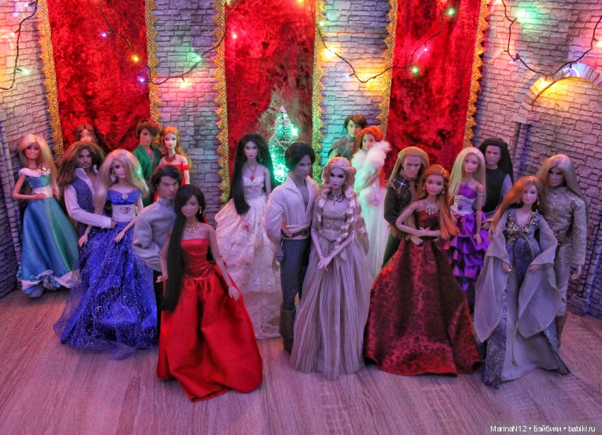 Новогодний бал | Бэйбики Новогодний бал — Куклы Barbie (Барби): Looks