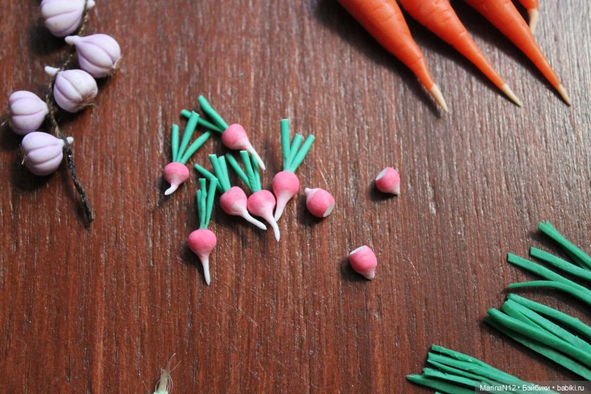 Еда из полимерной глины — Кукольная миниатюра своими руками: еда (фото 6)