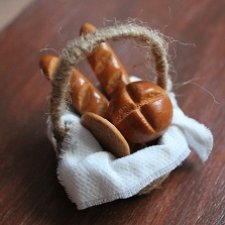 Еда из полимерной глины