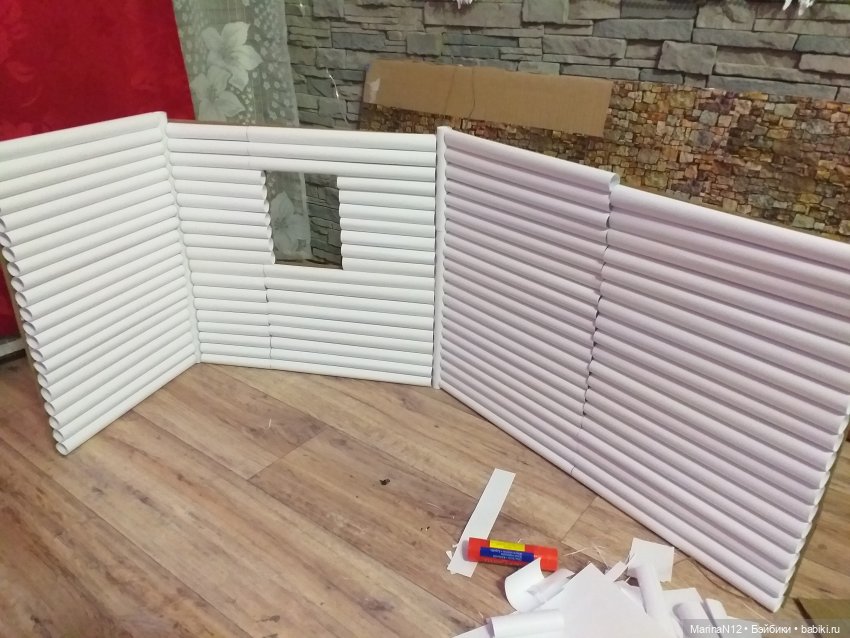 Замок, сруб, театр — Румбоксы и кукольные интерьеры: фото