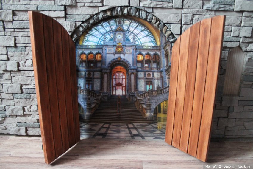 Замок, сруб, театр — Румбоксы и кукольные интерьеры: фото (фото 3)