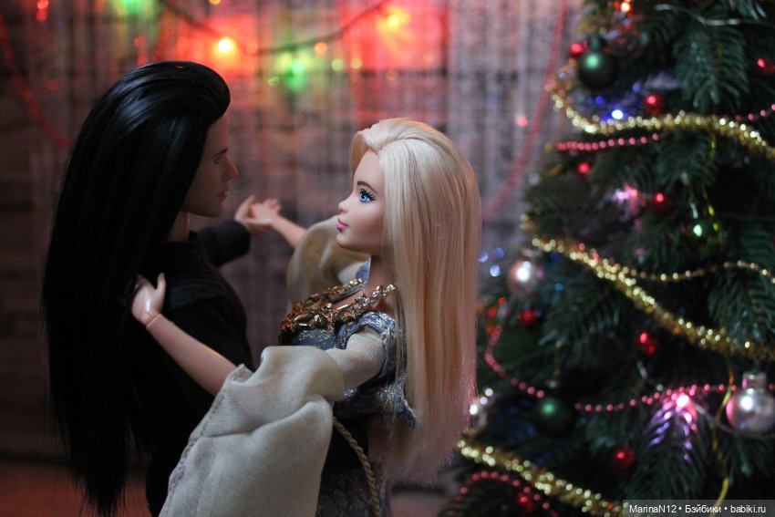 Новый год и Рождество: праздничные фото кукол