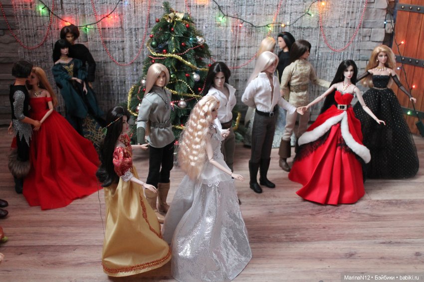 Новый год и Рождество: праздничные фото кукол