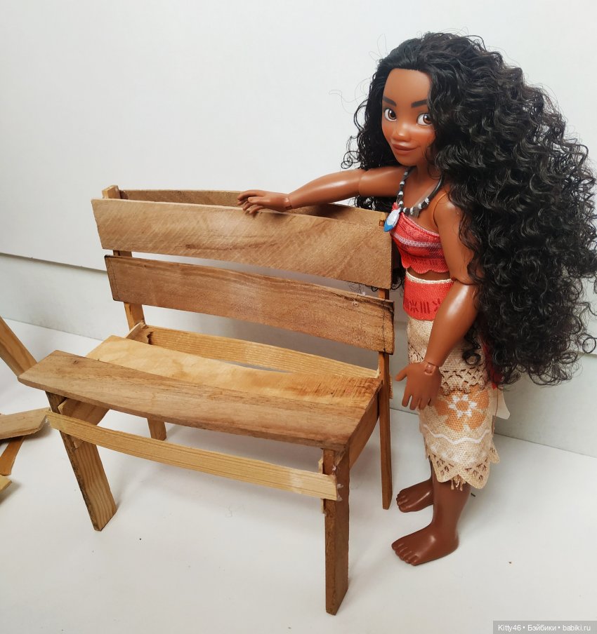 Скамейка — Мебель для кукол и домиков: фото (фото 4)