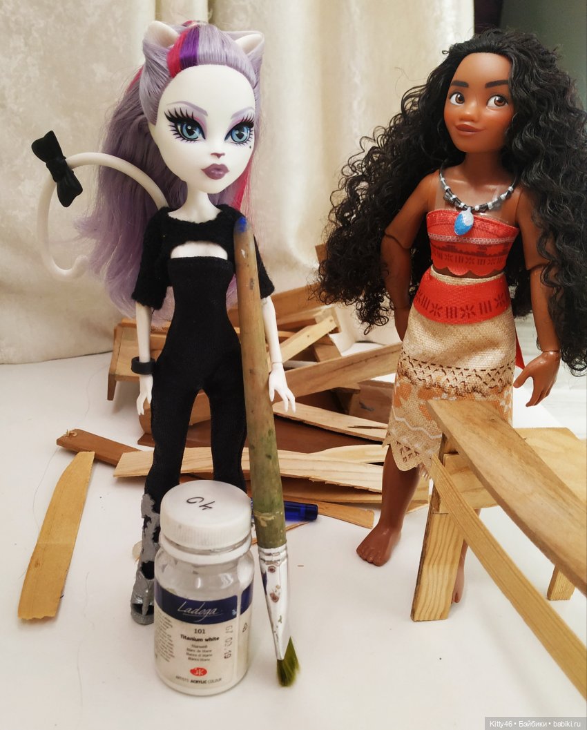 Скамейка — Мебель для кукол и домиков: фото (фото 5)