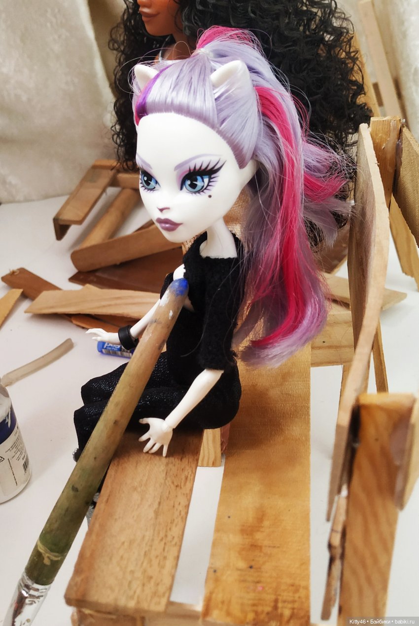 Скамейка — Мебель для кукол и домиков: фото (фото 6)