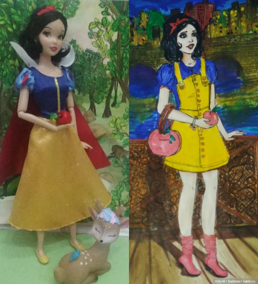 Портрет Современной Белоснежки