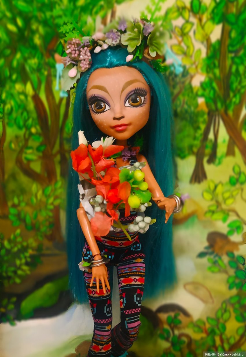 Изи Лесная Нимфа — Куклы Monster High и Ever After High: G1