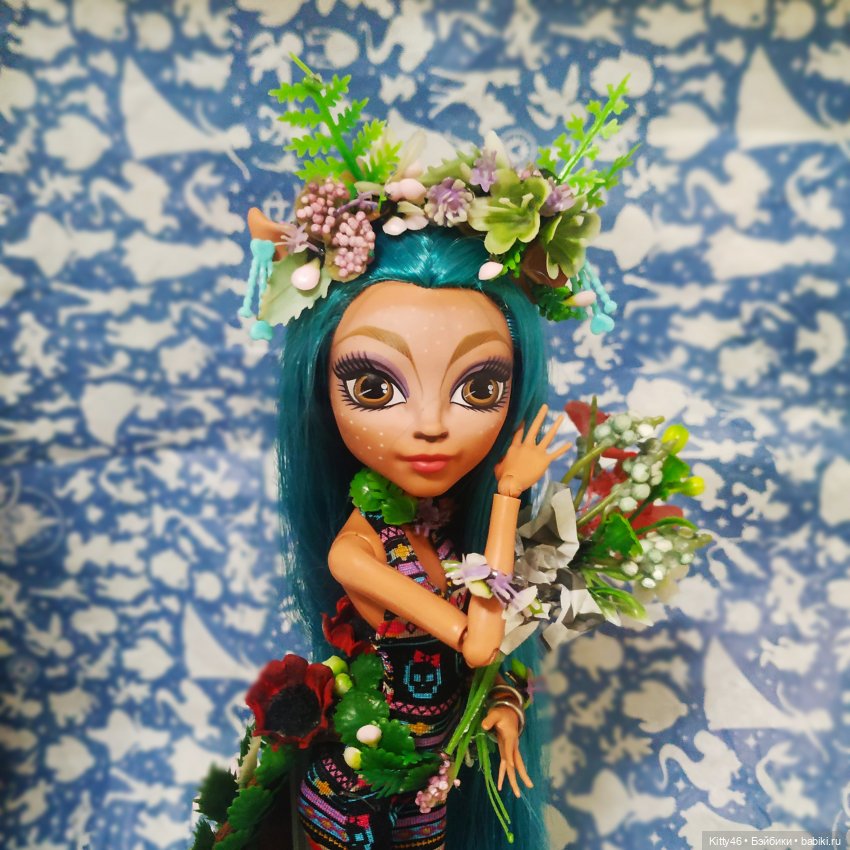 Изи Лесная Нимфа — Куклы Monster High и Ever After High: G1