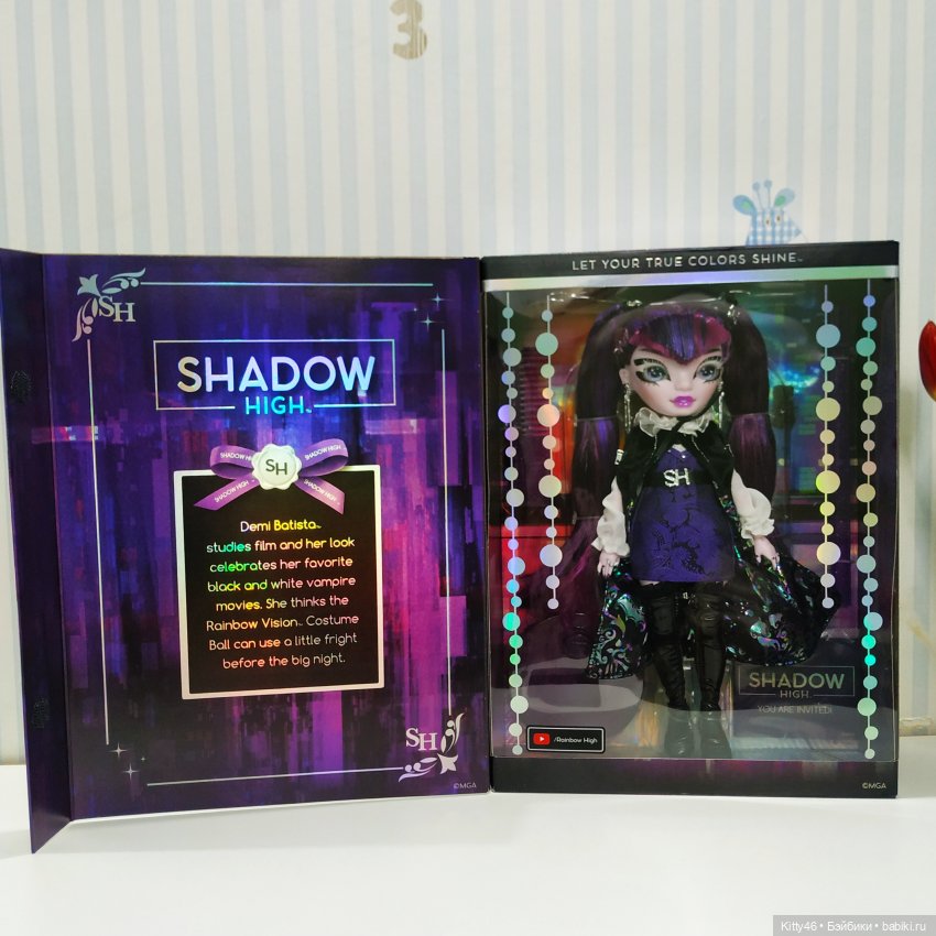 Деми Батиста Шедоу Хай — Куклы Rainbow High (Рейнбоу Хай