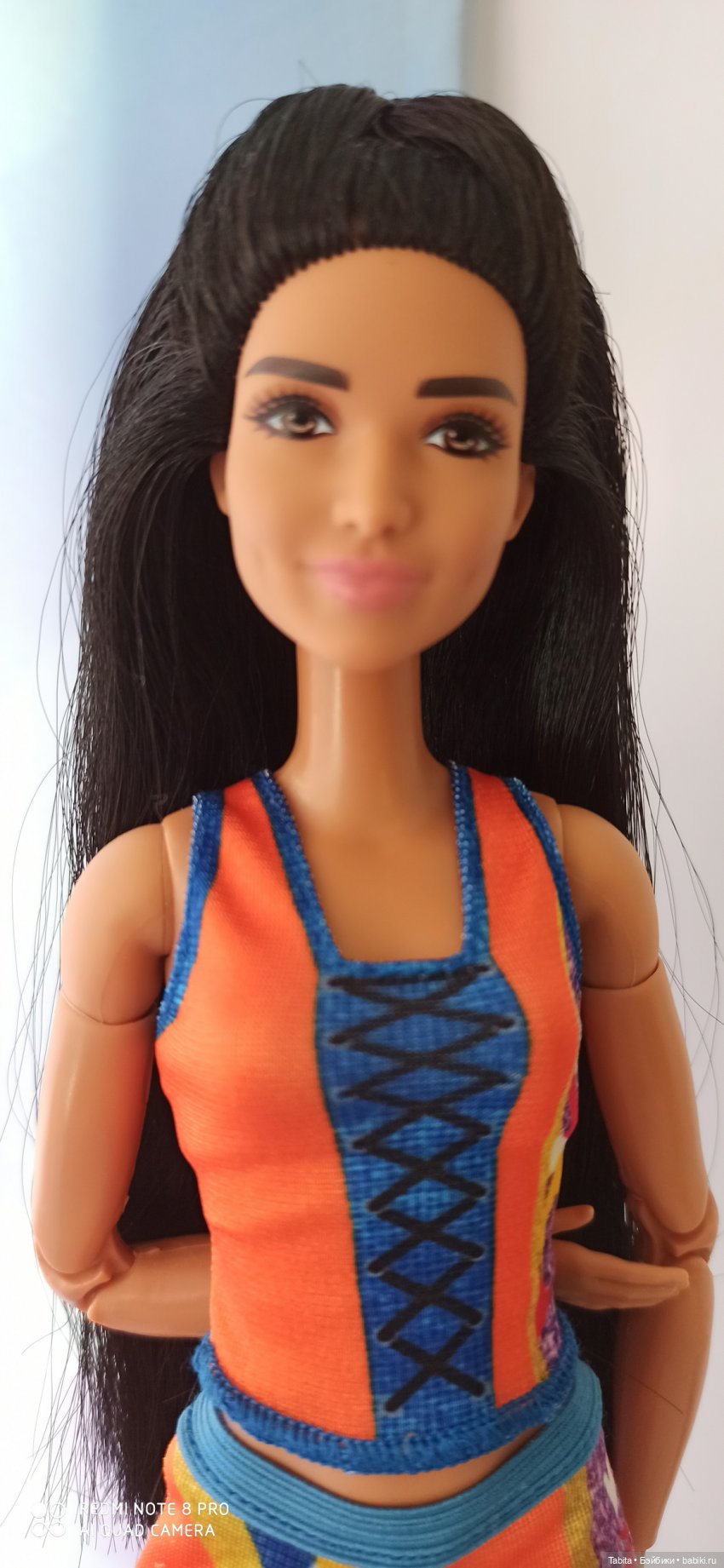 Продолжаю перепрошивку волос барби. Превращение в брюнеток Мальвины Экстры и Улыбашки Шатенки (фото 6)