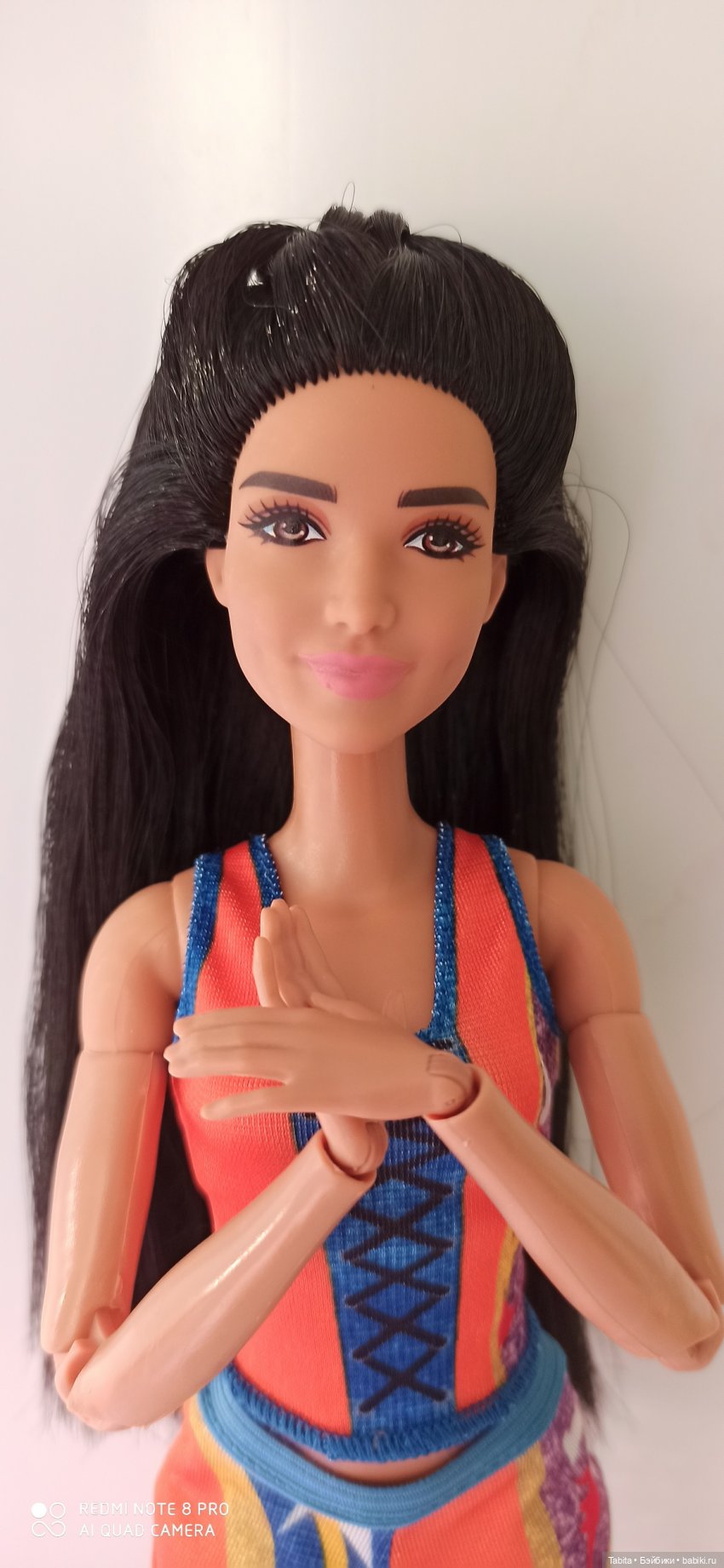 Продолжаю перепрошивку волос барби. Превращение в брюнеток Мальвины Экстры и Улыбашки Шатенки (фото 5)