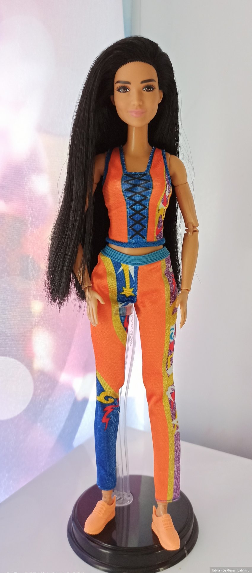 Продолжаю перепрошивку волос барби. Превращение в брюнеток Мальвины Экстры и Улыбашки Шатенки (фото 8)