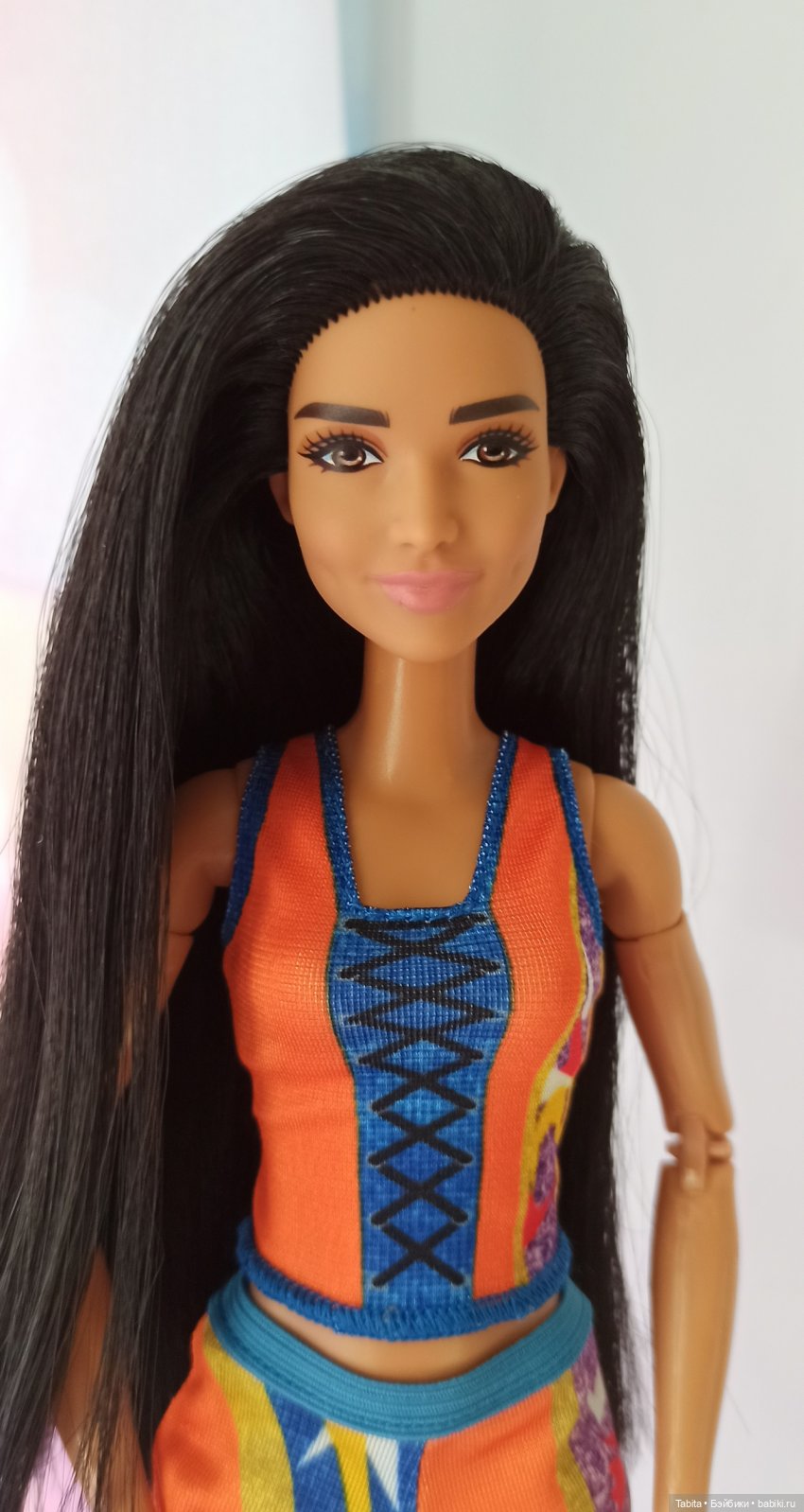 Продолжаю перепрошивку волос барби. Превращение в брюнеток Мальвины Экстры и Улыбашки Шатенки (фото 7)