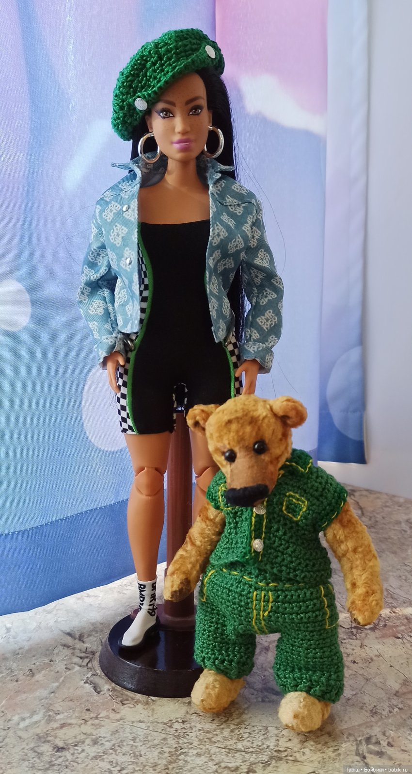 Продолжаю перепрошивку волос барби. Превращение в брюнеток Мальвины Экстры и Улыбашки Шатенки