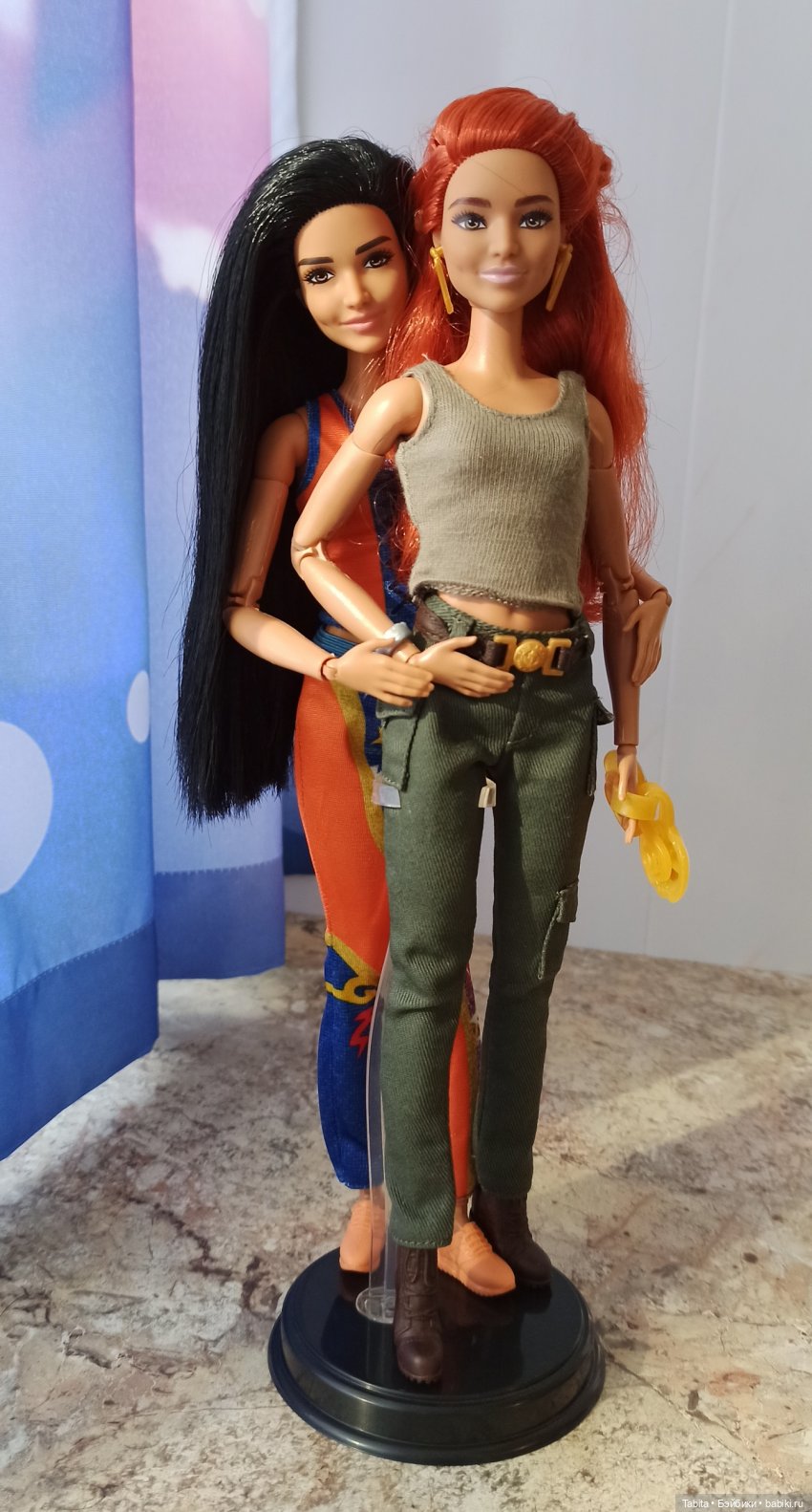 Продолжаю перепрошивку волос барби. Превращение в брюнеток Мальвины Экстры и Улыбашки Шатенки (фото 10)