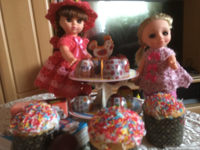 Со светлой Пасхой вас — Пасхальные открытки и куклы: поздравления