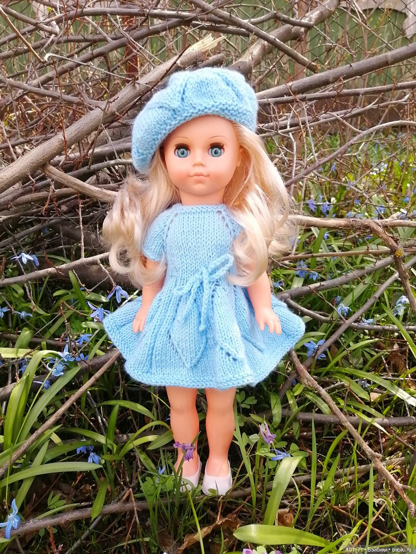 Мила, цветы и проказник-апрель (Кукла Мила "Весна") (фото 6)