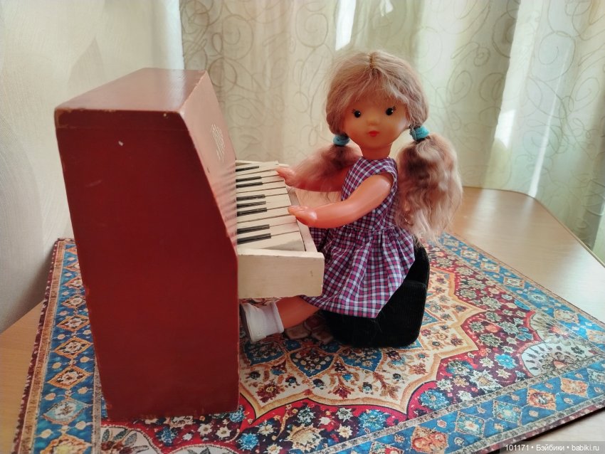 Кукла Юля "Кругозор". "Лето-это маленькая жизнь": Рояль (и не только)в кустах)))))) (фото 8)