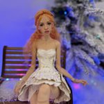 Красивый рыжий паричок для тендер