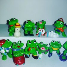 ...Лягушки, которые не скучают даже зимой...