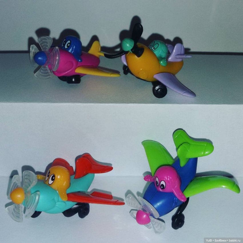 ...Весёлые самолётики — Фигурки Киндер Сюрприз (Kinder)