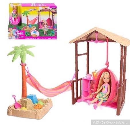 ...Хижина Челси | Бэйбики ...Хижина Челси — Куклы Barbie (Барби): Looks