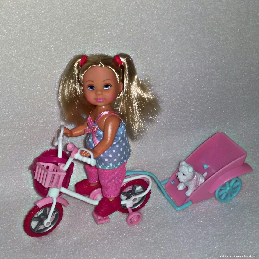 ...Велопрогулка — Куклы Simba: Еви (Evi) и Штеффи (Steffi Love)