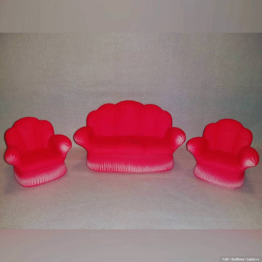 ...Мягкая мебель — Российские куклы Весна (фото 2)