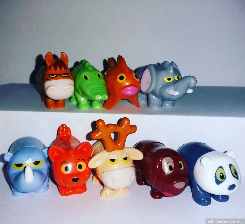 ...Невероятные животные — Фигурки Киндер Сюрприз (Kinder)