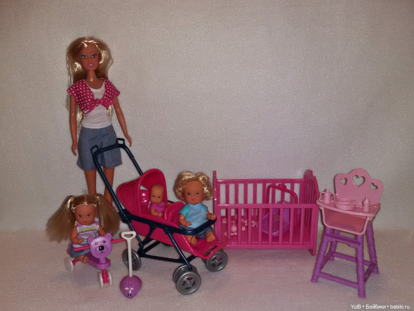 ...Многодетная мама — Куклы Simba: Еви (Evi) и Штеффи (Steffi Love)