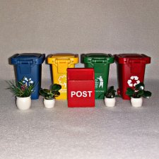 ...Покупки для Дома, который построила я: цветы, почтовый ящик и мусорные баки...