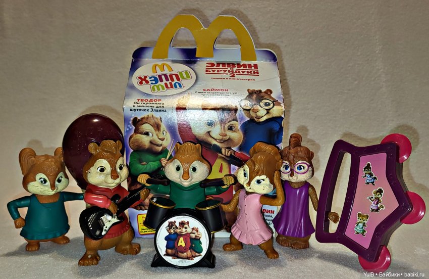 Элвин и его команда — Интересные игрушки и фигурки (разное): редкие