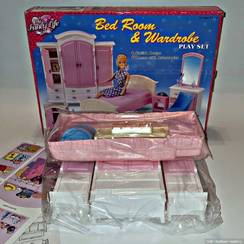 ...Спальня — Аналоги Барби и куклы 1/6: клоны 90 (фото 3)