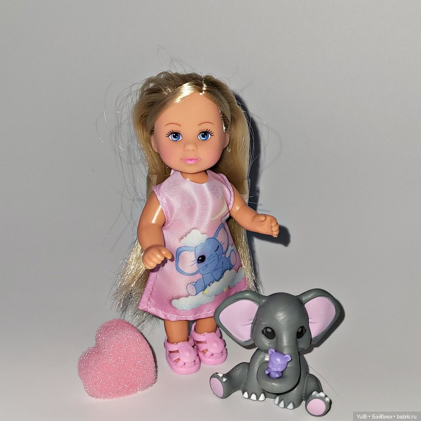 ...Еви и слонёнок — Куклы Simba: Еви (Evi) и Штеффи (Steffi Love) (фото 3)