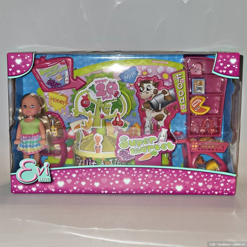 ...Маленький супермаркет — Куклы Simba: Еви (Evi) и Штеффи (Steffi Love)