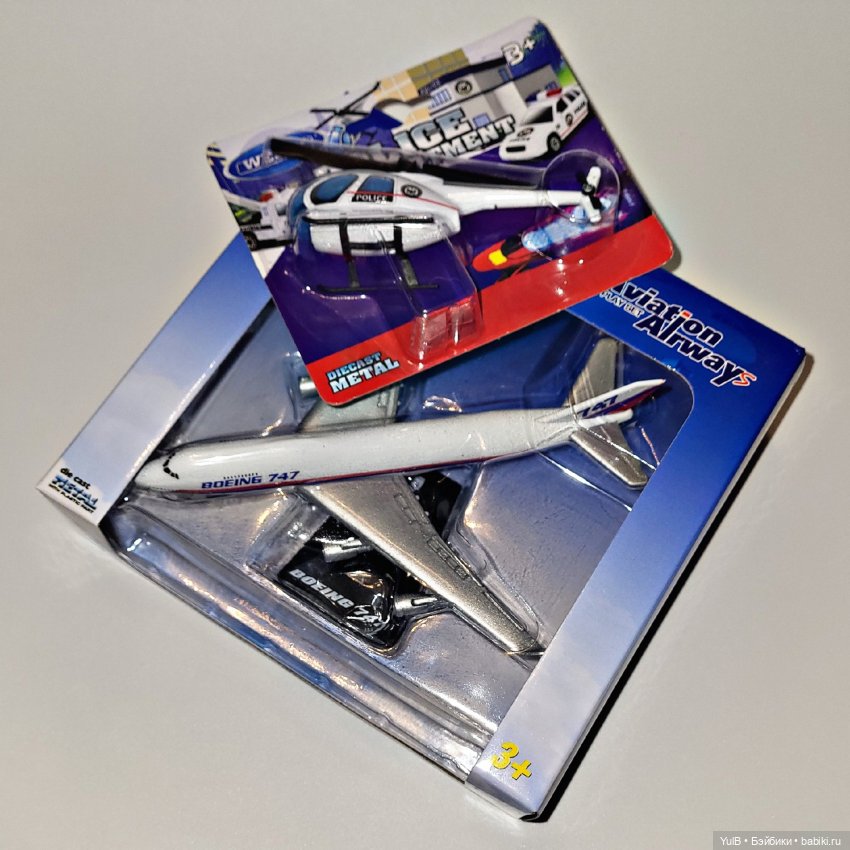 Самолёт и вертолёт от Welly