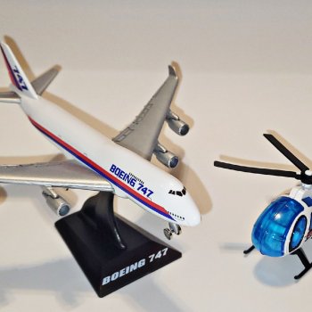 Самолёт и вертолёт от Welly