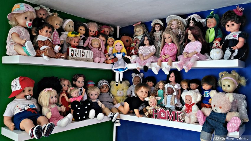 Что где, как и в чём — Домашние коллекции кукол: фото собраний