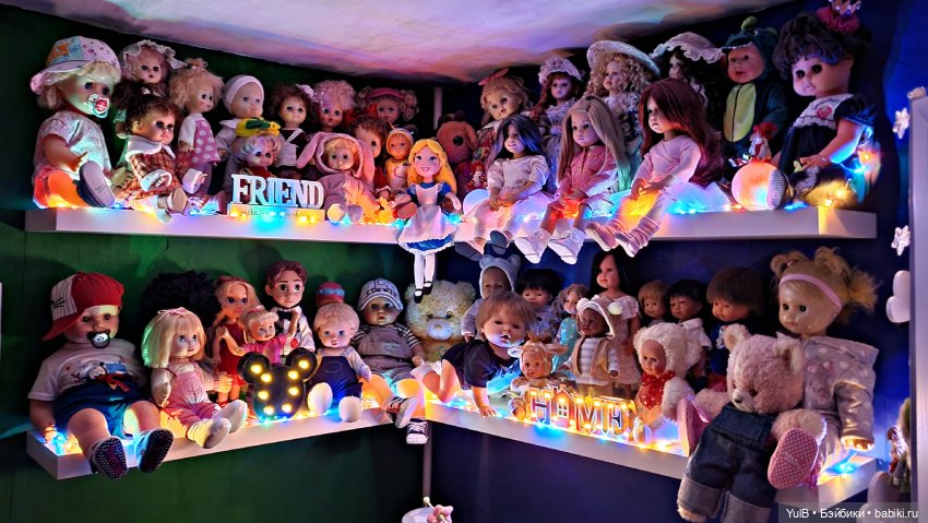 Что где, как и в чём — Домашние коллекции кукол: фото собраний