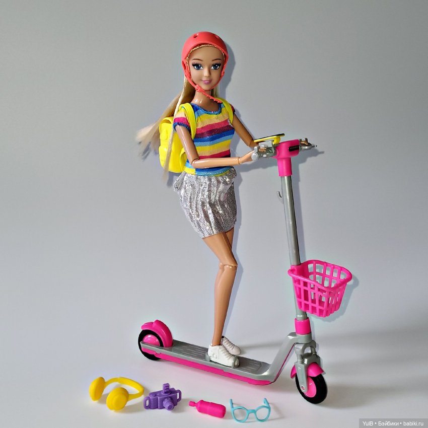 Электросамокат — Аналоги Барби и куклы 1/6: клоны 90 (фото 3)