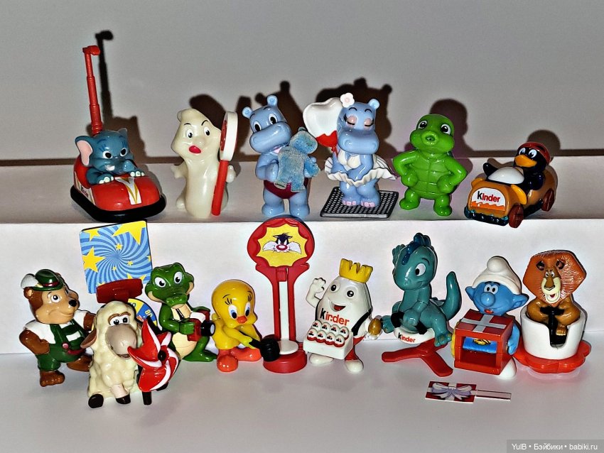 Веселый юбилей — Фигурки Киндер Сюрприз (Kinder)