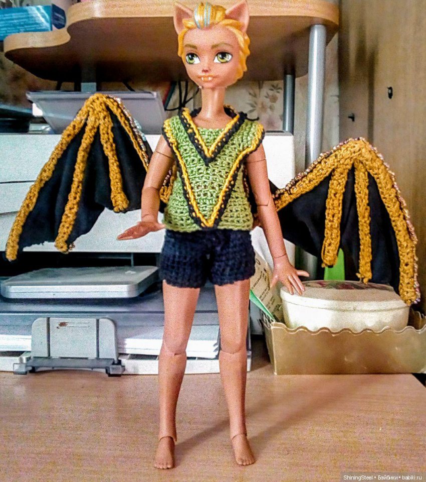 Гибрид головы детёныша МХ и тела Блайз с крыльями ручной работы