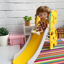 Кукольная миниатюра и румбокс - Горка - жираф для кукол 13-22 см купить ...