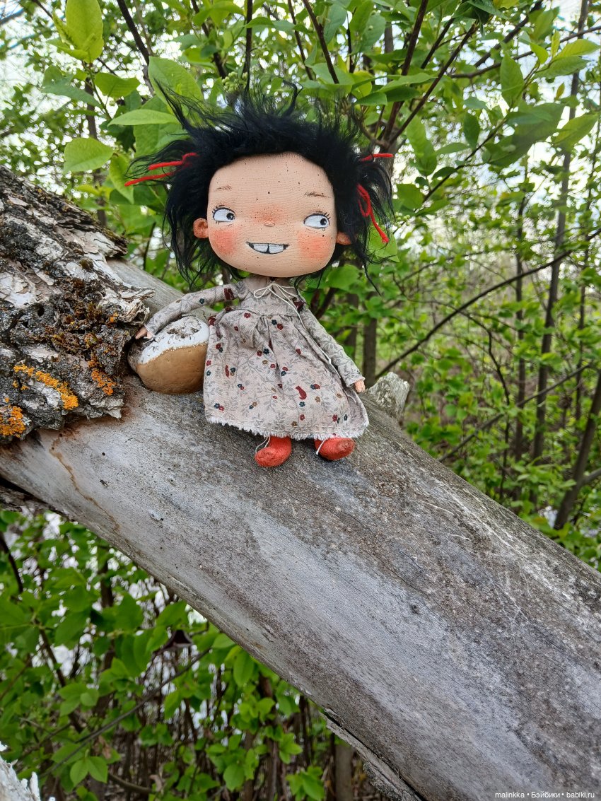 Мои текстильные друзья — Текстильные игрушки и примитивы: кофейные